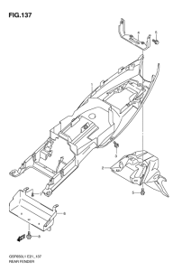 GSF650 Заднее крыло