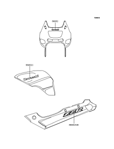 ZX400 Наклейки