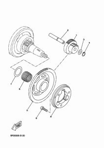 MT125A Муфта стартера