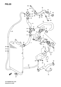 VLR1800 Радиатор hose