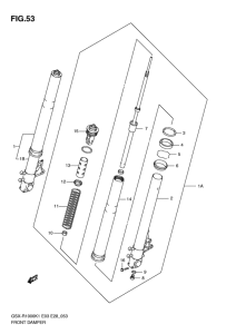 GSX-R1000 Передняя вилка