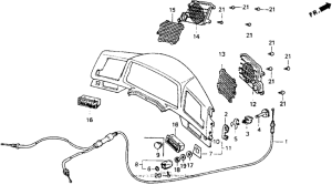 GL1500I Приборная панель