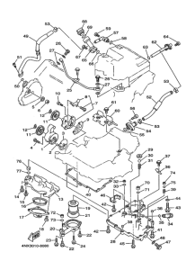 TRX850 Масляная помпа в сборе