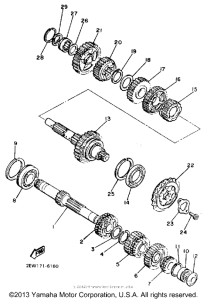 FZ600T Трансмиссия