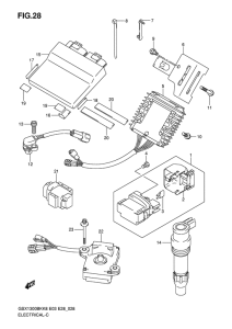 GSX1300BK Equipo electrico