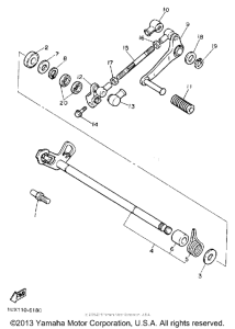 FJ1200AD Вал переключения