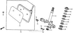 CR80R Steering stem 83