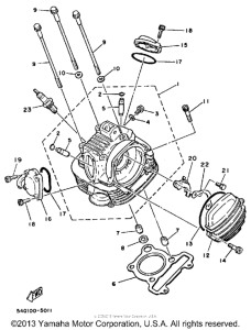 BW200ET Головка цилиндров
