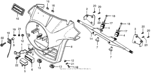 CX500 Headlight case