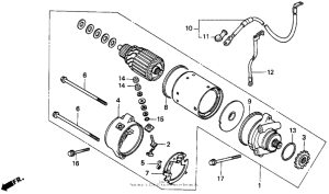CB250 Стартер