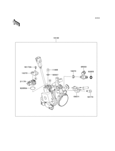 KLX250 Акселератор