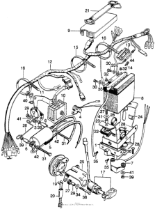 SL175 Wire harness + battery