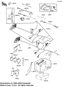 KZ1000 Chassis electrical / equipment