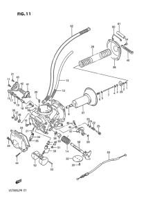 VS750 Carburetor assy