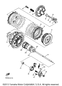 FZR600RJC Сцепление