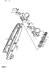 FR80 Вилка передней оси