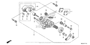 VFR1200F (DCT) Стояночный тормоз