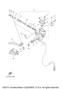 YZ80M1 Главный тормозной цилиндр