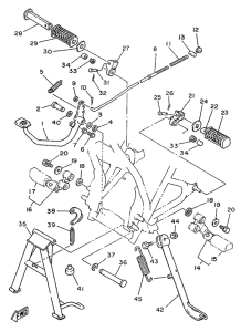 SR250SP Base reposapies