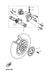 EW50 Передний суппорт
