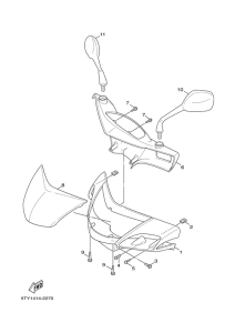 XC125 Обтекатель 1