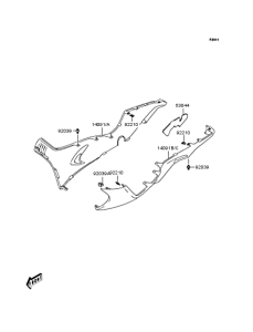 SC250 Боковые обтекатели