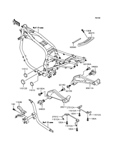 ZX1100 Короб для АКБ