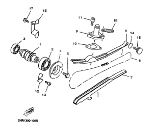 YP125D Camshaft. chain