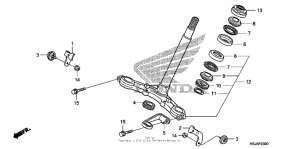 CRF100F Траверса нижняя