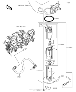 ZX636 Топливный насос