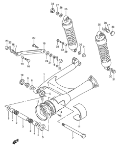 VS800 Маятник задний