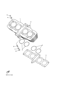 XJ600S Цилиндры