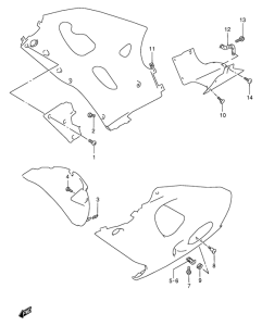 GSX-R750 Installation parts
