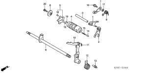 ANF125 Вилка переключения передач