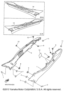 XJ600SHC Боковые обтекатели