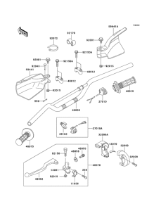 KLX300R Руль