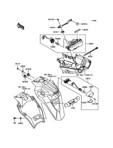 KLE250 テールライト