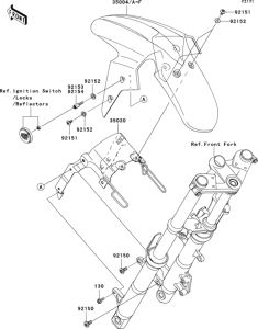 EX250 Крыло переднее