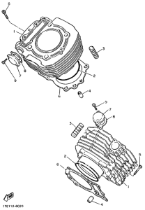XV1100 Цилиндры