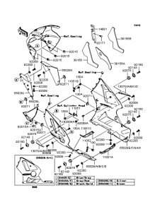 ZX1200 Обтекатель нижний