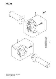 DR-Z400 Рулевой переключатель