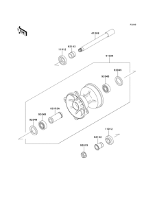  Переднее колесо