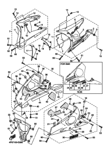 YZF-R6S Cowling comp