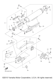 XVS950CUSP Выхлопная система