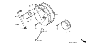 CB250 Сцепление cover