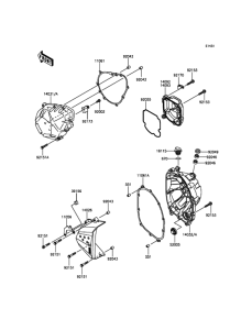ZR800 Крышки двигателя
