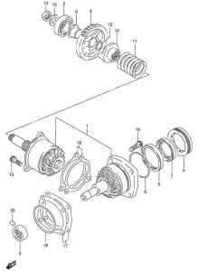 VS800 Secondary drive gear