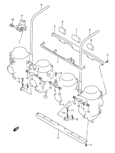 GSF1200S Карбюратор fitting