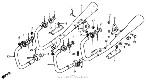 CB650 Cb650 muffler 80-82