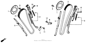 VT600C Цепь ГРМ